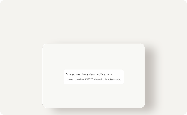 ROLA Mini notification for app activity